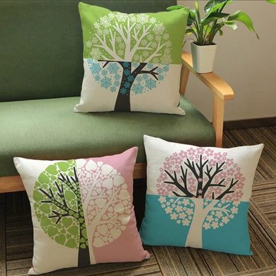 Snowflake Tree Cushion Covers Pack 3