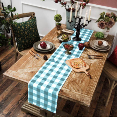 Buffalo Plaid Pattern Print Table Runner