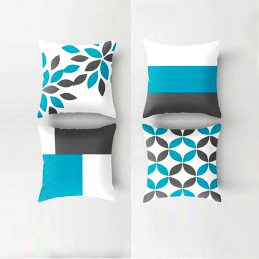 New Blue Cushion Cover Pack 4