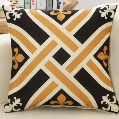 Black Gold Cushion Covers Pack of 5