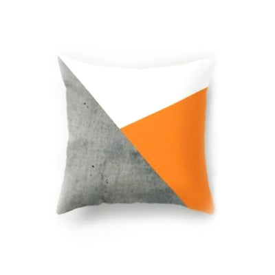 Orange Geometric Cushion Cover Pack of 5