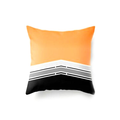 Orange Geometric Cushion Cover Pack of 5