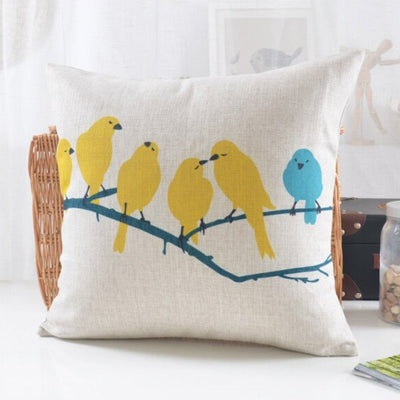 Morocan Blue Bird cushion Pack 5