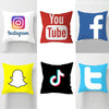 Social Media cushion Pack 6