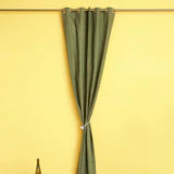 Ochre Eyelet Curtains