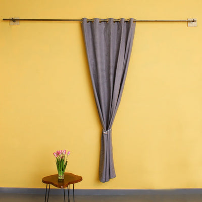 Ochre Eyelet Curtains