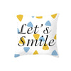 Let's Smile Geometric Cushion Cover (pack of 6)