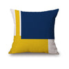 Blue & Yellow Cushion Coves Pack of 6