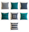 Green House Geometric Cushion Cover Pack 7