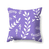 Purple Geometric Print Cushion Cover Pack 6