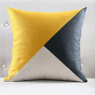 Yellow Copper Cushion Covers Pack 4