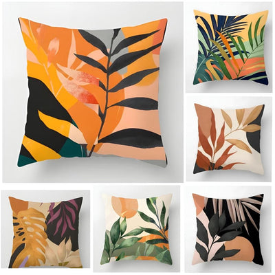 Abstract Plants Nordic Cushion Cover Pack of 6