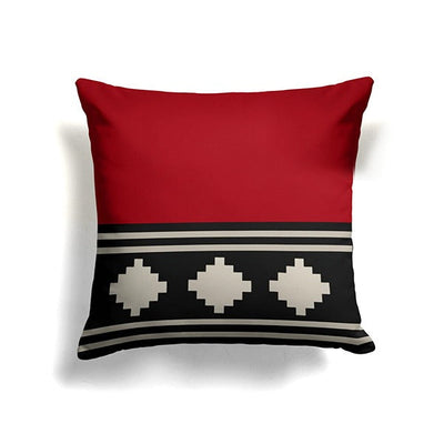 Aztec Pattern Rug Style Cushion Cover Pack of 4