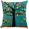 Vintage Flower Tree Cushion Cover Pack of 6