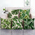 Tropical Green Leaf Cushion Covers Pack of 5