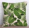 Tropical Green Leaf Cushion Covers Pack of 5