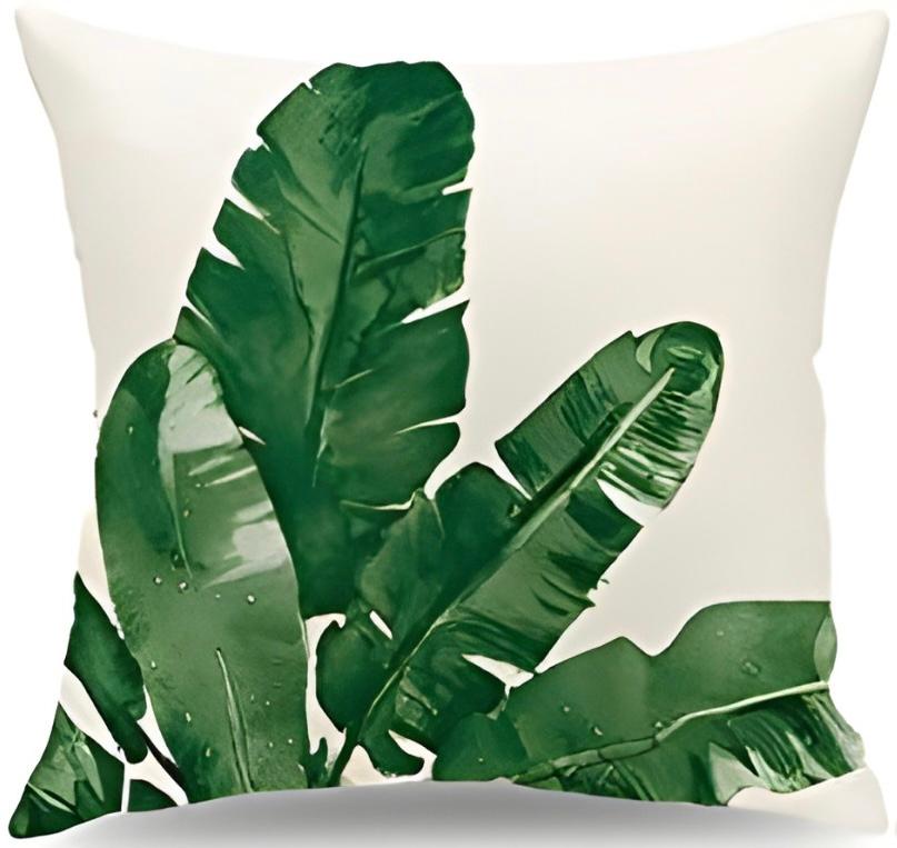 Palm Tree Tropical Leaves Cushion Covers Pack of 4