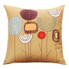 Emvency Boho Flowers Cushion Covers Pack of 4