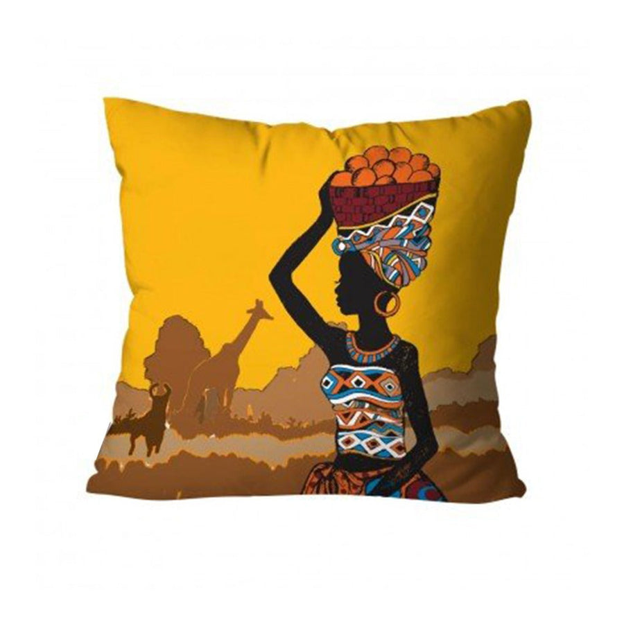 Yellow African Cushion Covers Pack of 3