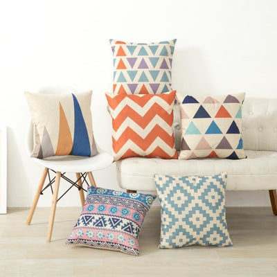 Geometric Cushion Covers Pack Of 6