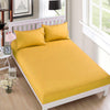 Ochre Cotton Fitted Sheet